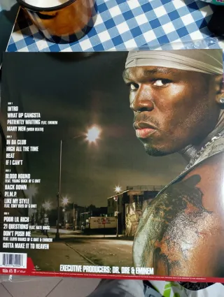 Vinilo edición limitada 50 Cent: Get Rich Or Die