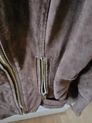 Chaqueta Biker Piel Mango Talla S