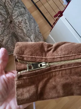 Chaqueta Biker Piel Mango Talla S