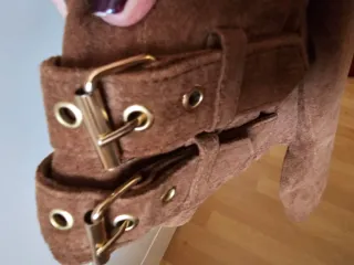 Chaqueta Biker Piel Mango Talla S