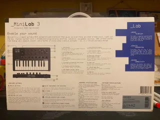 Arturia MiniLab 3 CONTROLADOR  MIDI