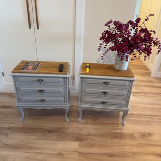 Mesilla de noche restaurada por encargo