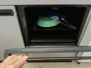 Cocina de gas con horno marca 8 shel