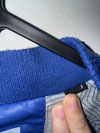 Chaqueta Bomber Fenchurch Azul Eléctrico Oversized