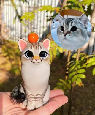 Figuritas de mascotas hechas a mano