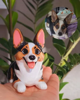 Figuritas de mascotas hechas a mano