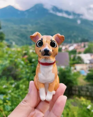 Figuritas de mascotas hechas a mano