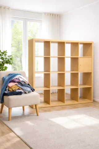 Estantería Kallax 4x4 Ikea con Puerta