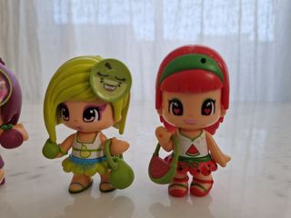 Pinypon frutas lote 5 muñecas con accesorios