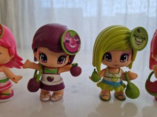 Pinypon frutas lote 5 muñecas con accesorios