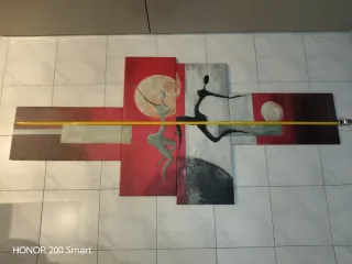 Stampa su tela visario componibile 4 pezzi