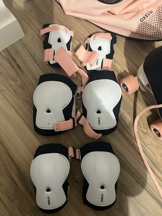 Patines Oxelo Talla 38 + Protecciones y Casco