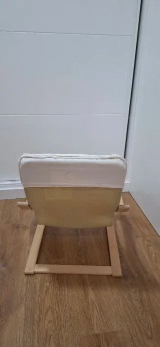 Mecedora infantil madera y tela