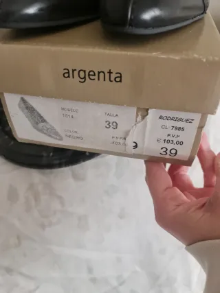 Argenta A estrenar - Piel - Talla 39