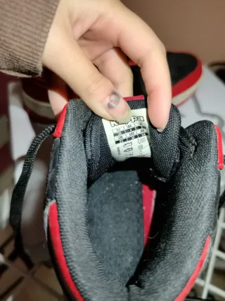 Zapatillas Kappa Altas Rojas y Negras