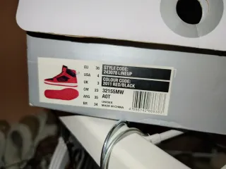 Zapatillas Kappa Altas Rojas y Negras