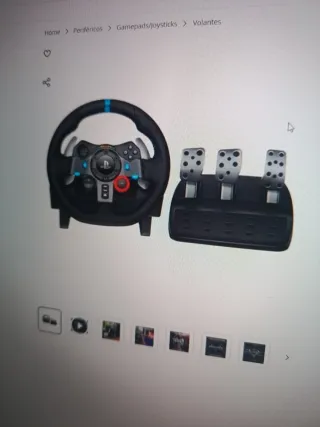 Volante Logitech G29 con Pedales