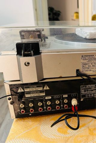 Equipos Pioneer-Amplif SA-760 y Tocadiscos PL-110Z