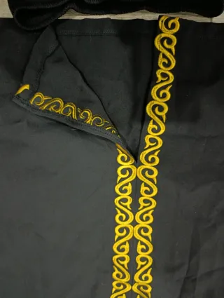 Traje Árabe Negro y Dorado