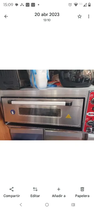 Horno Industrial Pizza Gas y otro electrico