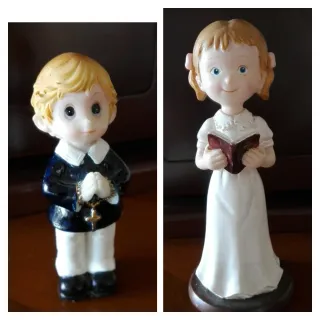 Figuras COMUNION Niño Niña muñecos