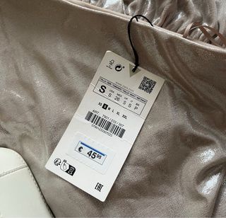 Vestido Zara Halter Dorado