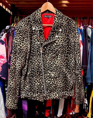 Cazadora Terciopelo Leopardo Hell Cat Punks