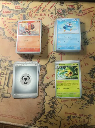 Lote 114 Cartas Pokémon Comunes ES/JP