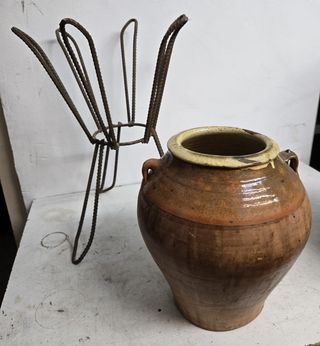 ORZA CÁNTARO TINAJA ANTIGUA DE BARRO