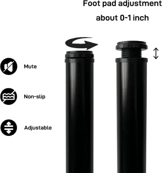 Patas ajustables para mesa