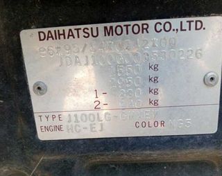 Cinturón seguridad tras izq daihatsu terios 305627