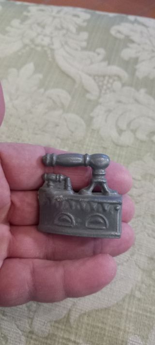 Ferro da stiro miniatura peltro vintage