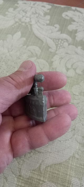 Ferro da stiro miniatura peltro vintage