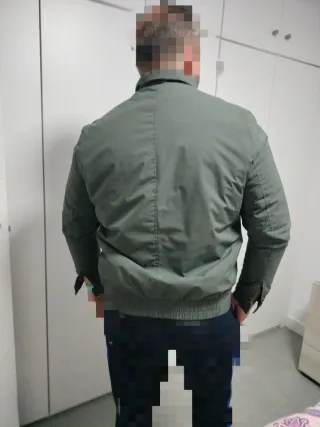 Chaqueta entrenamiento hombre verde