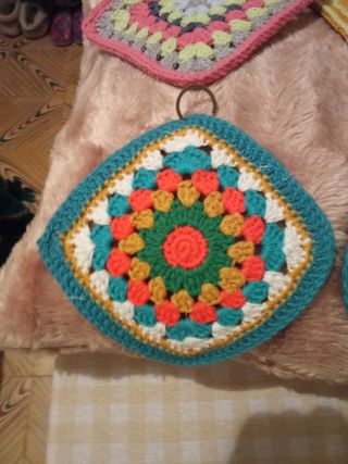 Lote 4 cogedores crochet cocina