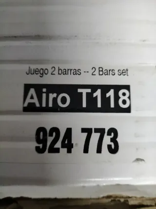 Juego 2 Barras Airo T118