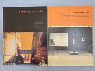 12 Revistas "Arquitectos" CSCAE años 1994 - 1999