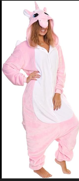 Pijama/Disfraz Unicornio Rosa Talla Única adulto