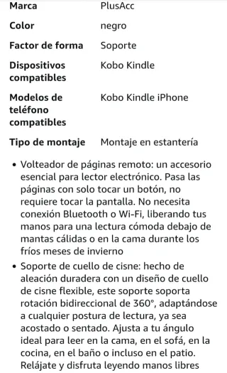 Soporte universal tablet y ebook