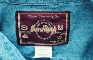 Camisa Vaquera Hard Rock Cafe Staff