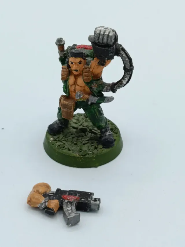 Capitán Catachan Warhammer Metal I180