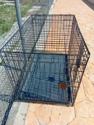 Jaula grande de perro las medidas en las fotos