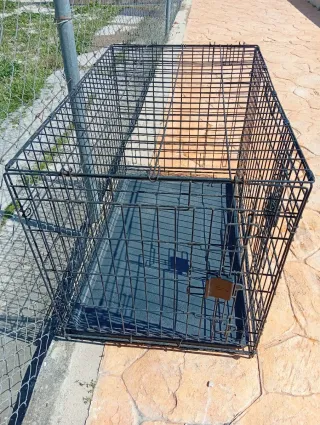 Jaula grande de perro las medidas en las fotos
