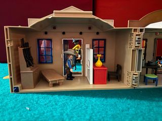 Playmobil Maletín Western Sheriff y Banco