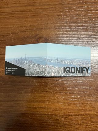 Cartera de cuero auténtico (nueva)