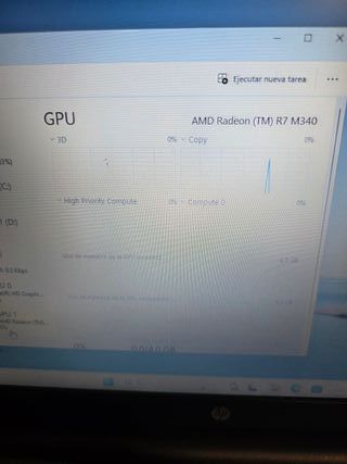 Ordenador portátil HP i5 SÉPTIMA GENERACIÓN 8RAM