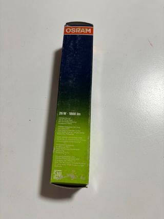Lotto di 3 lampadine fluorescenti compatte Osram Dulux D/E 26W/840 (G24q-3)