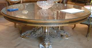 Mesa de comedor + Vidrio