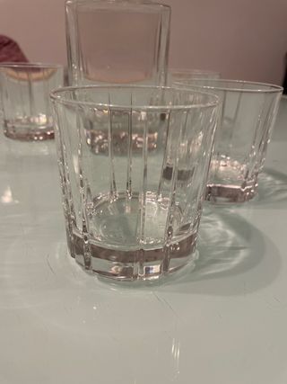 Juego Licor Cristal Tallado