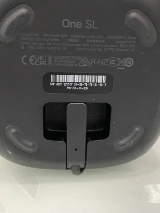 Altavoz Sonos One SL Negro